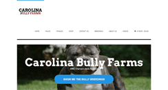 Desktop Screenshot of carolinabullyfarms.com