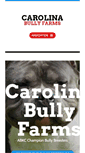 Mobile Screenshot of carolinabullyfarms.com